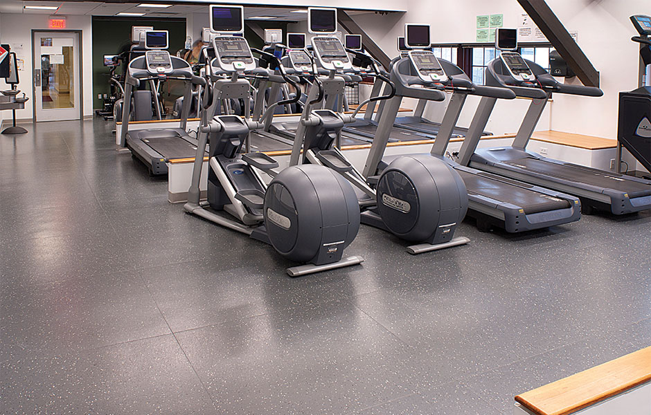 Spectation™ recommended for weight rooms and fitness centers—available at Matter Surfaces