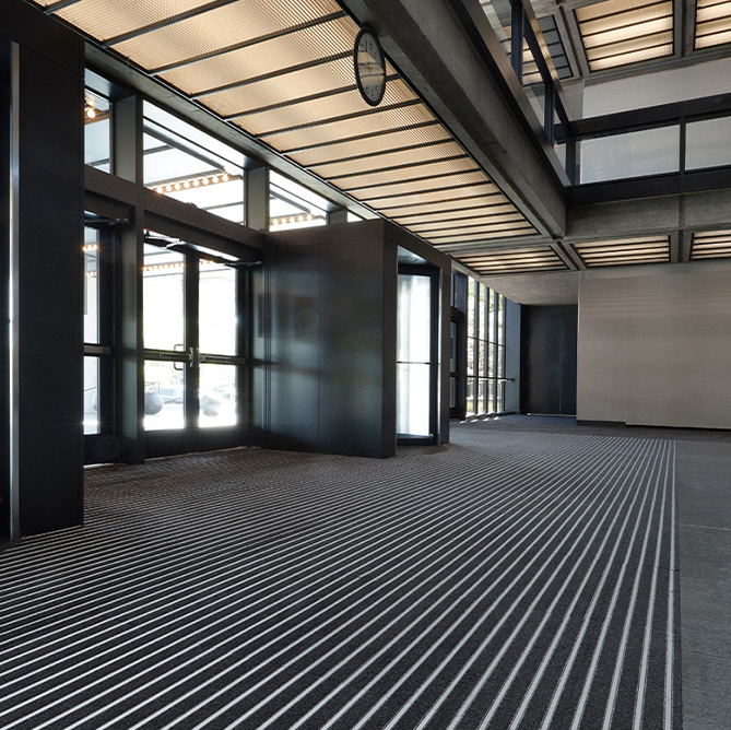 The Arrival Collection—High performance entrance and matting solutions.