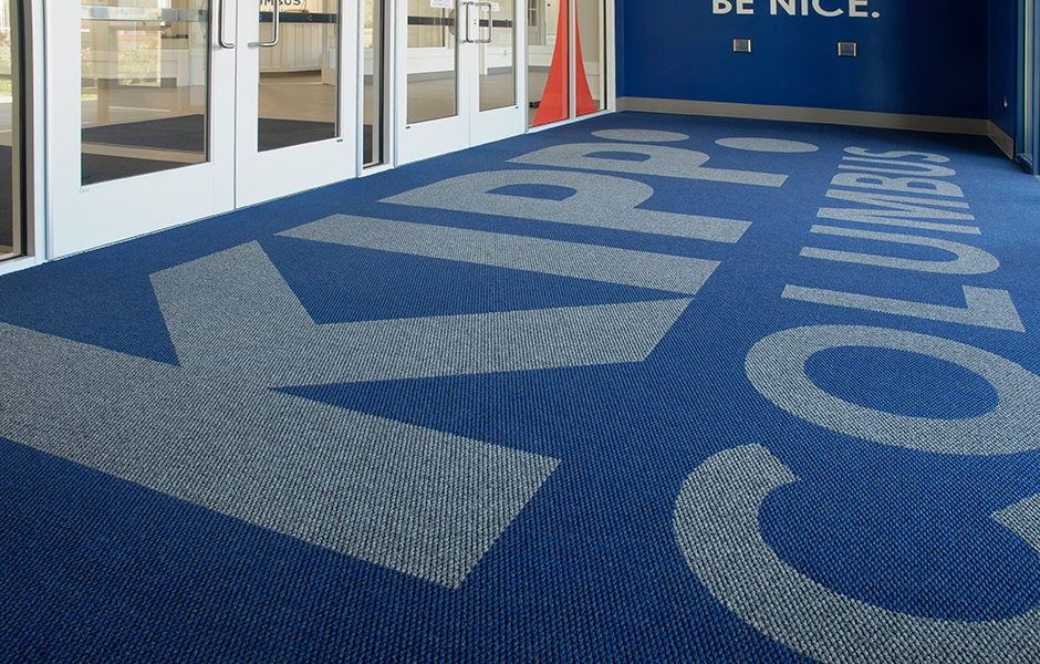 Precision Inlay™ with Super Nop® 52 is high performance matting from small logo mats to wall-to-wall applications available at Matter Surfaces..